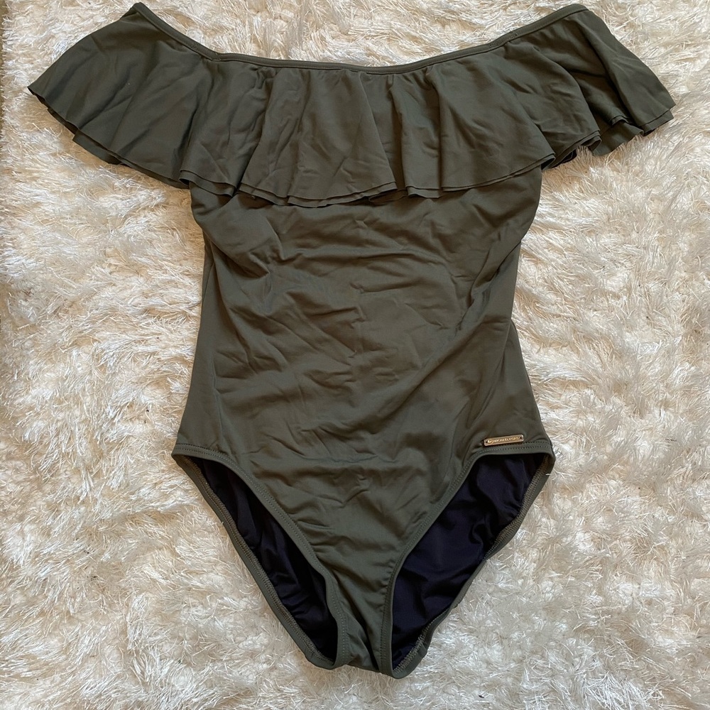 Micheal Kors off the shoulder bathing suit
